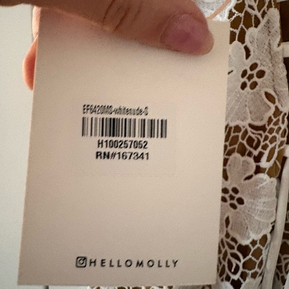 Hello Molly White Floral Lace Maxi Dress - Picture 5 of 5